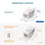 Imagem de Conector Keystone Cat6 Cable Matters - 10 Gbps - Pacote com 25 Unidades - Branco