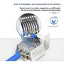 Imagem de Conector Keystone Cat6 Zoerax (6 Peças) - Sem Ferramentas