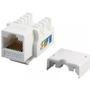 Imagem de Conector Keystone Fêmea Modular Jack Rj45 Cat6 8 Pino