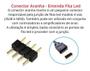 Imagem de Conector Macho Aranha 4 Pinos Emenda Fita Led Rgb 5050 3528 20un