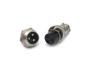 Imagem de Conector Mike 3 Vias Macho para Painel e Fêmea para Cabo LS-3002/3009 / JL33053/JL33054