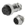 Imagem de Conector Mike Conjunto Femea / Macho 7 vias