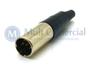 Imagem de Conector Mini XLR Macho Solda Fio Para Cabo 5 Vias - WTN-11-1328/5P