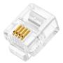 Imagem de Conector Modular Rj11 (So Plug Jack) 606 - Kit C/20