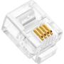 Imagem de Conector Modular Rj11 (So Plug Jack) 606 - Kit C/20