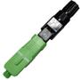 Imagem de Conector Óptico SC APC SM Fast Connector Rosca Preta Pré Polido Verde