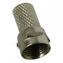 Imagem de Conector P/Cabo Coaxial F.C/Rosca 06 Dezcom . / Kit C/ 20 Unidades