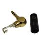 Imagem de Conector P2 Stereo Macho 90º Preto P2ST 90 OP01 - SANTO ANGELO