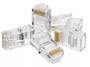 Imagem de Conector para cabo de rede rj45 pacote com 10 unidades