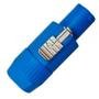 Imagem de Conector Para Cabo Fêmea P/ac - Corpo Azul Wc 3 Fca Wireconex 02 Unidades F108