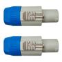 Imagem de Conector Para Cabo Fêmea P/ac Corpo Cinza Wc 3 Fcb Wireconex 02 Unidades F108