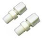 Imagem de Conector para filtr0 geladeira externo macho mang.1/4" rosca 1/4"- nsf
