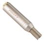 Imagem de Conector Plug P2 Fêmea Stereo Com Mola Prata E Dourado Pratt
