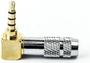 Imagem de Conector Plug P3 90 Graus Profissional