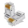 Imagem de Conector Plug RJ45 INTERNET - Pacote com 100 unidades