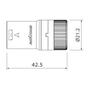 Imagem de Conector plug roxtone xlr macho rotativo linha lx3m