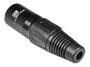 Imagem de Conector Plug Xlr Macho Linha Profissional Lu71216Bk Luminos