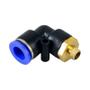 Imagem de Conector Pneumático de Cotovelo - Tubo de Rosca Macho 4mm-12mm (1/8" - 1/4")