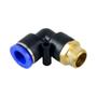 Imagem de Conector Pneumático de Cotovelo - Tubo de Rosca Macho 4mm-12mm (1/8" - 1/4")