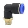 Imagem de Conector Pneumático Em Forma De L, Encaixe De Acoplamento Rápido, Rosca Pl, Cotovelo De Ar, 4-12mm,