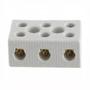 Imagem de Conector porcelana tripolar 10mm 50a 600v germer