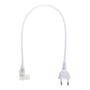 Imagem de Conector Rabicho Plug para Fita LED 8mm Kit 5 Unidades Tomada Fonte Casa Loja Gesso Sanca Teto Rebaixado Perfil Iluminaçao Decoraçao