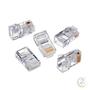 Imagem de Conector RJ-45 CAT-5 - Para Estrutura de Rede - Pacote com 20 ou 50 unidades