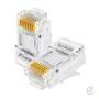Imagem de Conector RJ-45 CAT-5 - Para Estrutura de Rede - Pacote com 20 ou 50 unidades