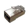 Imagem de Conector Rj45 Cat.5E Blindado Cy-7014 Pacote 50 Plugs 50 und