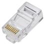 Imagem de Conector Rj45 Cat6 Macho Rede Lan Ethernet 8x8 Plug Kit 10 Unidades