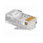 Imagem de Conector Rj45 Cat6 Macho Rede Lan Ethernet 8x8 Plug Kit 10 Unidades