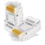 Imagem de Conector Rj45 Cat6 Tipo  EZ Passagem  Pacote C/50 Un