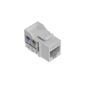 Imagem de Conector Rj45 Femea 180 Cat 6 Keystone Jack  125v Proteção Conexão De Qualidade Em Ambiente Externo