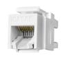 Imagem de Conector RJ45 Fêmea Keystone Slim Cat5e Branco - Pier