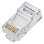 Imagem de Conector Rj45 Macho Cat6 8x8 Pra Cabo De Rede 100 Unidades Atacado