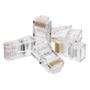 Imagem de Conector RJ45 Macho Categoria 6 Plug 8x8 - Pacote com 100 peças