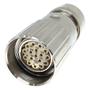 Imagem de Conector Servo Encoder Sinal M23 17 Pinos Fêmea Ip67