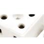 Imagem de Conector Sindal Porcelana 10Mm Bifas 3602 - Kit C/12 Unidades