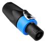 Imagem de Conector Speakon Macho 4 Vias Classe A Resistente Com Trava