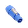 Imagem de Conector Speakon Powercon Macho 3 Polos Azul Alta Qualdiade