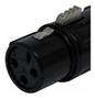 Imagem de Conector Xlr Canon Femea Preto Csr 1029 Bk Csr