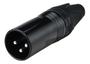 Imagem de Conector Xlr Canon Macho Metal Dmx Preto Lu-71226Bk Luminos