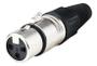 Imagem de Conector Xlr Canon Macho Metalico Mic Dmx Lu71217 Luminos