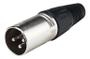 Imagem de Conector Xlr Canon Macho Metalico Mic Dmx Lu71217 Luminos