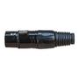 Imagem de Conector XLR Fêmea Dreamer CC003 com Trava Preto