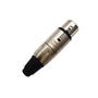 Imagem de Conector XLR FÊMEA Linha PLG  SAS L3FNN01 - SANTO ANGELO