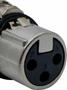 Imagem de Conector Xlr Fêmea Para 3 Pinos Resistente Csr Tipo Neutrik