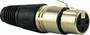 Imagem de Conector Xlr Fêmea Para 3 Pinos Resistente Tipo Neutrik Nfe