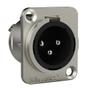 Imagem de Conector  Xlr Macho Wc 1033 Mp Bk Ni 3p Painel Wireconex 10 Unidades