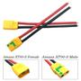 Imagem de Conector XT90S Macho e Fêmea com Fio 10AWG (150mm) - Amass